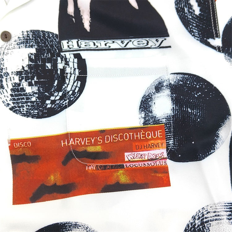 GUILTYPARTIES TIGER Shirts DJ Harvey 20ss Joint 30th Anniversary Tour Hawaii Short Sleeve Shirt Men