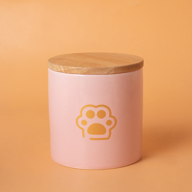 Pet Urn Ceramic Pet Urn Memorial Jar Cats and Dogs Funeral Supplies Sealed Urn Jar Jar