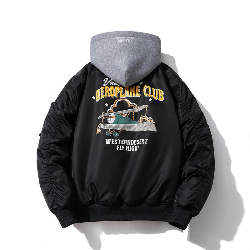 Mens Vintage Jackets Vintage Baseball Jacket Padded Jacket Oversize
