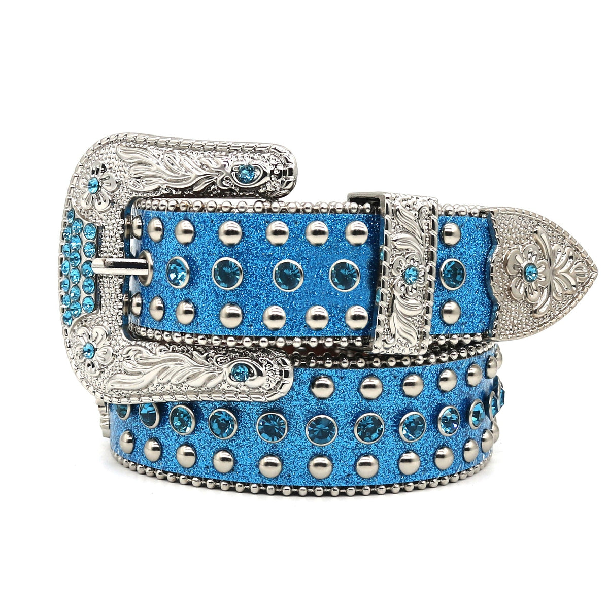 Hip-hop punk rhinestone belt y2k punk style