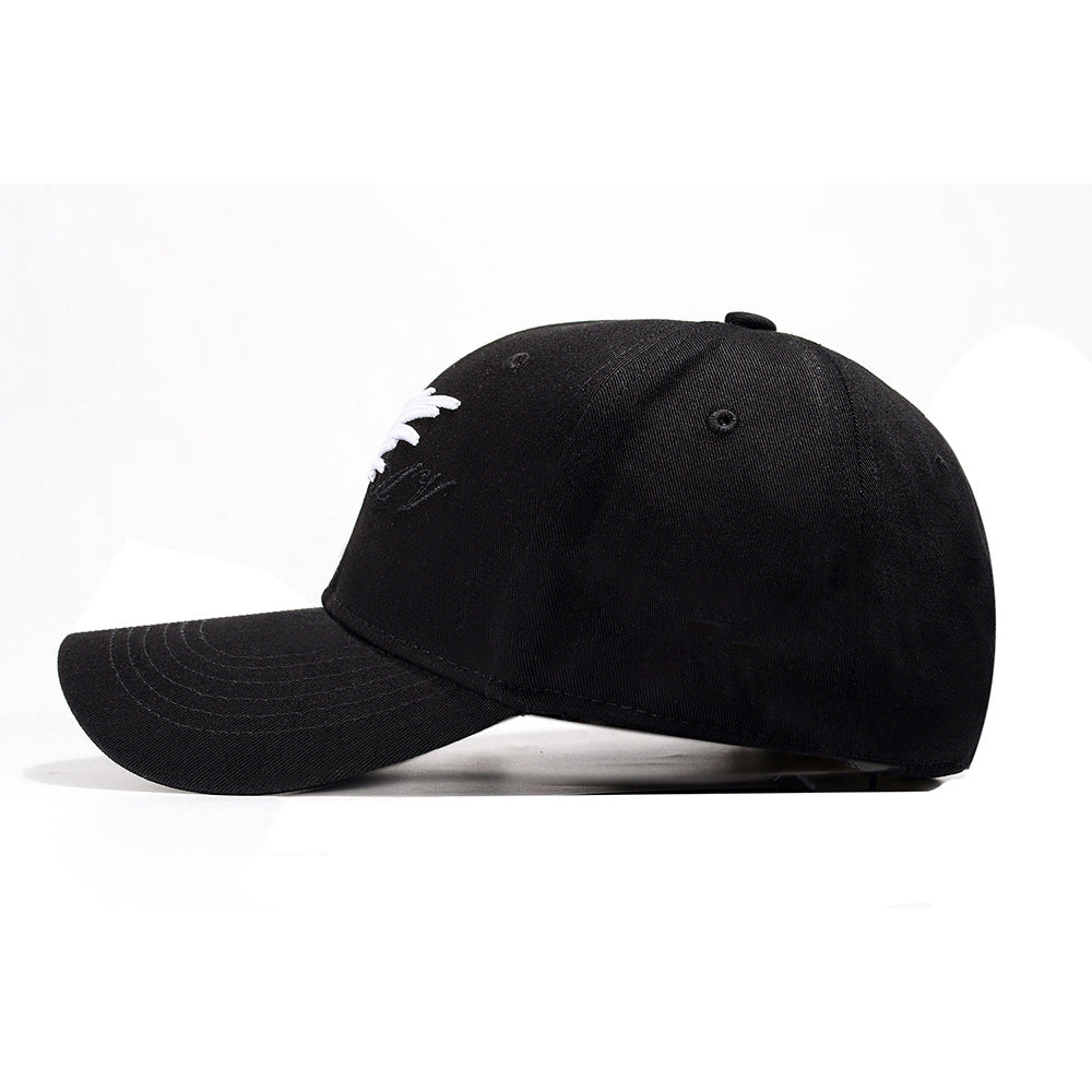 Trendy flat brimmed snapback hatseagle series