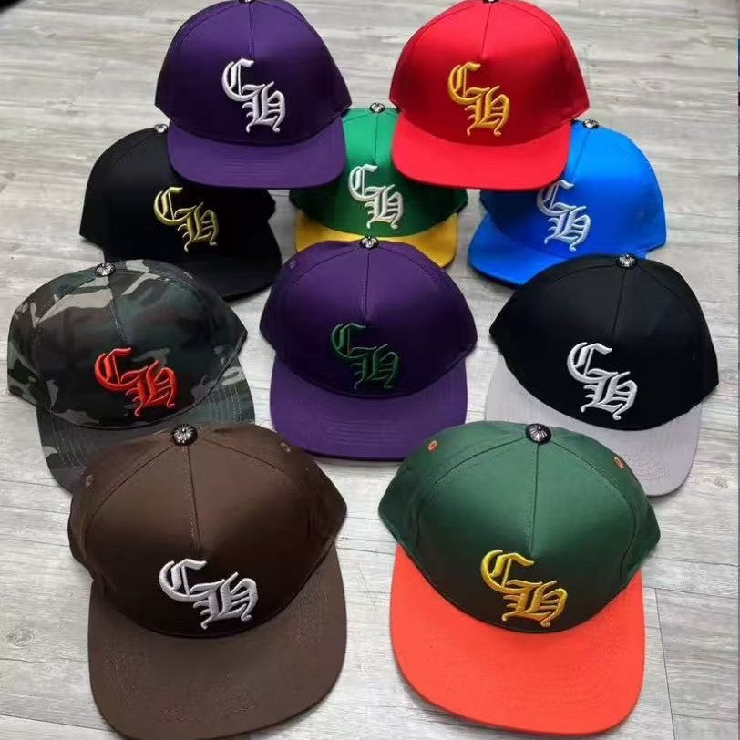 CH Logo Crowe Embroidered Fashion Hip Hop Sun Hat