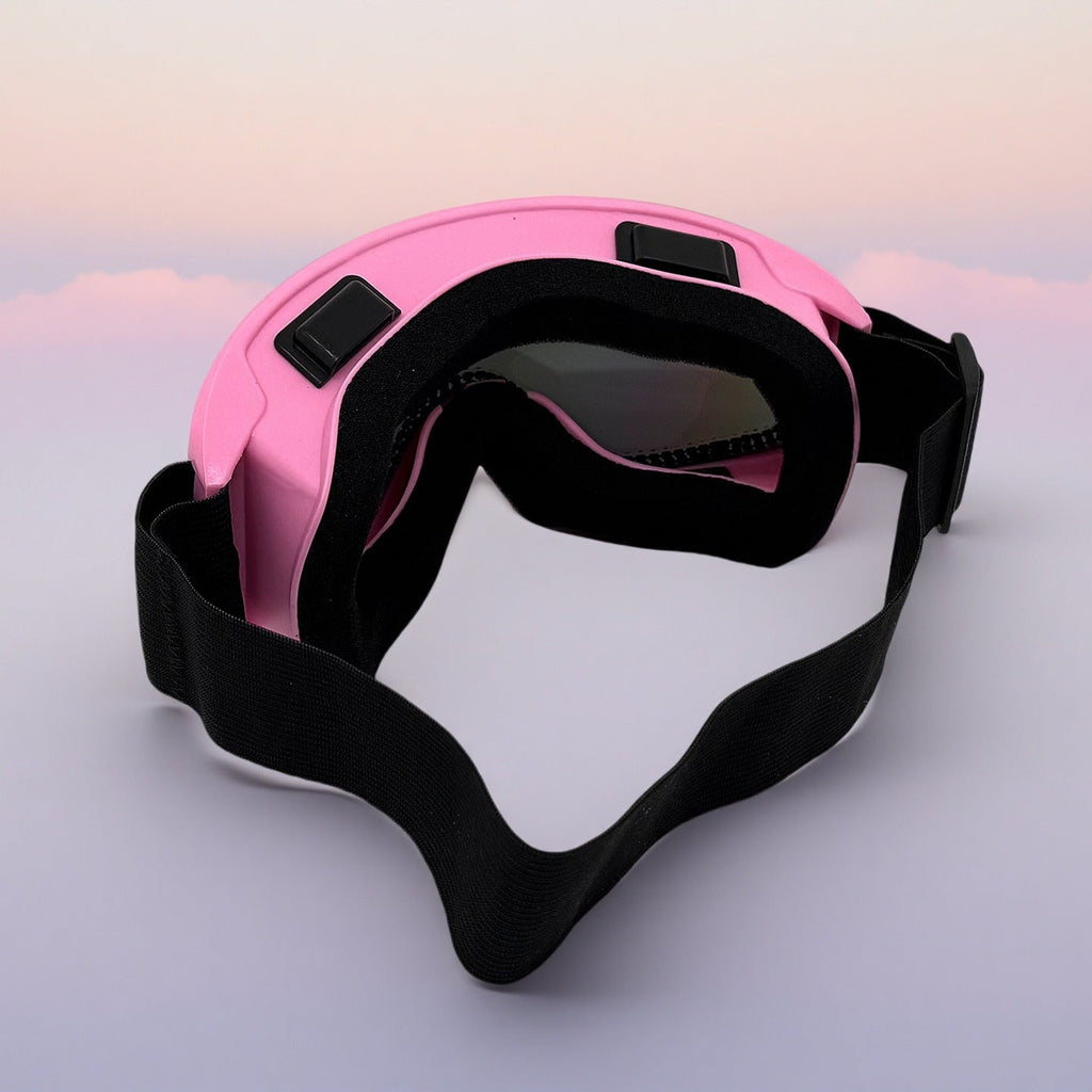 Trendy punk glasses flash diamond anti-fog and dust-proof