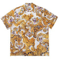 GUILTYPARTIES TIGER Shirts 19ss Tiger Print Tiger Totem Hawaiian Casual Short Sleeve Shirt Men