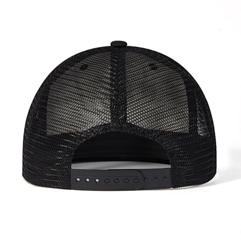 Trendy flat brimmed snapback hatsmesh wide brim sun shade
