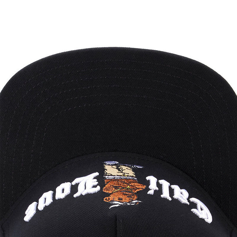Trendy flat brimmed snapback hatscee love cap adjustable