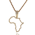 Jewelry Copper with Zircon Hollow African Pendant St. Valentine's Spectrum Royalty