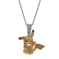 Jewelry Diamond Pendant Necklace Cartoon Fashion Necklace Male Animal Spectrum Pok¡§|mon