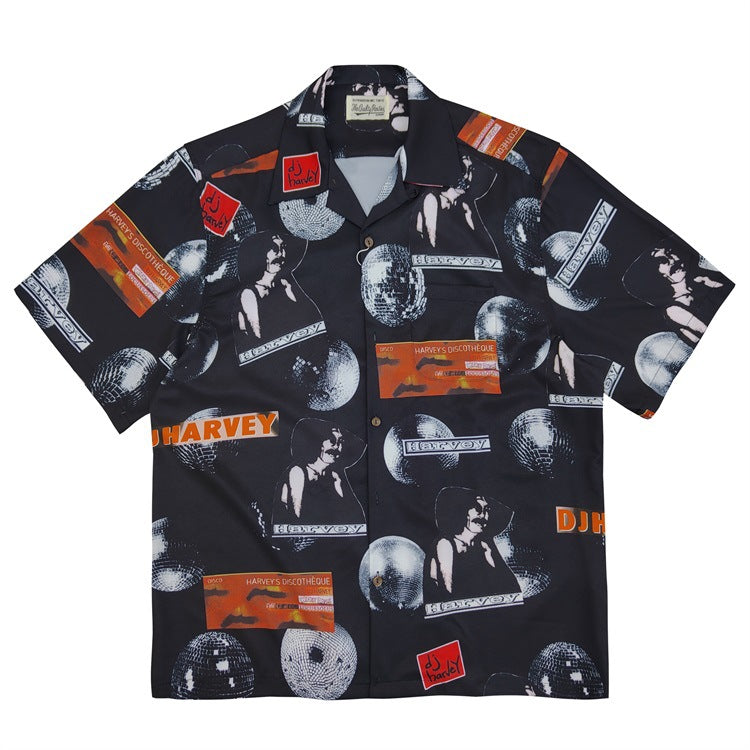 GUILTYPARTIES TIGER Shirts DJ Harvey 20ss Joint 30th Anniversary Tour Hawaii Short Sleeve Shirt Men