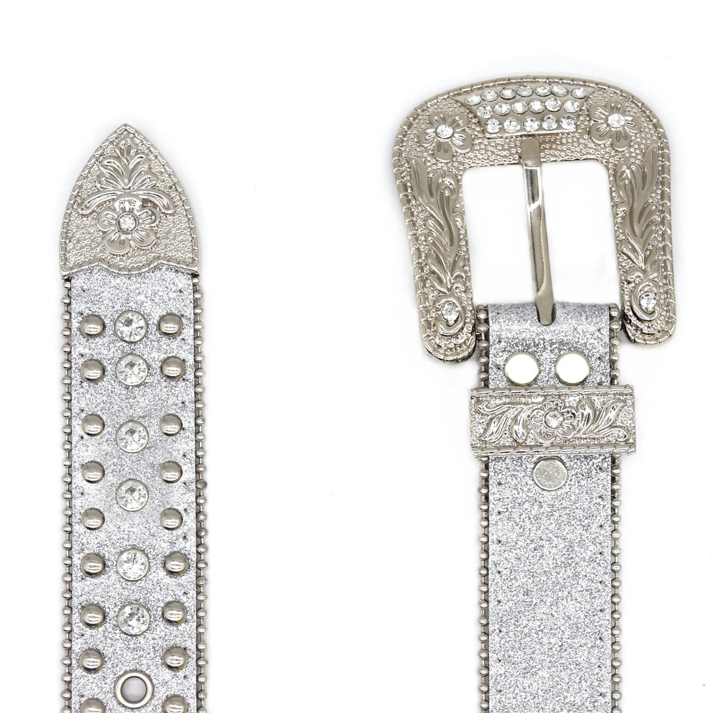 Hip-hop punk rhinestone belt punk style