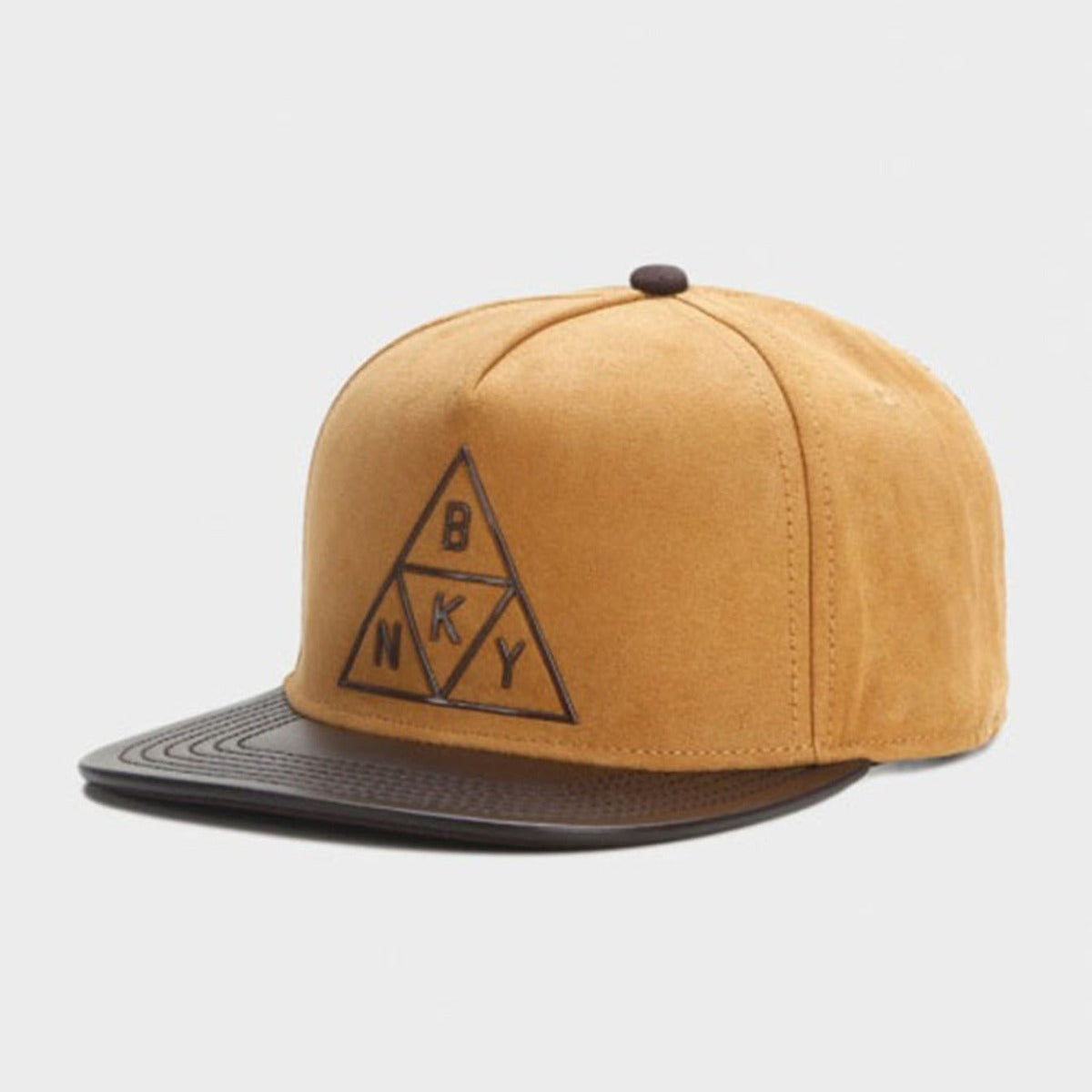 Trendy flat brimmed snapback hatssuede brooklyn bnky