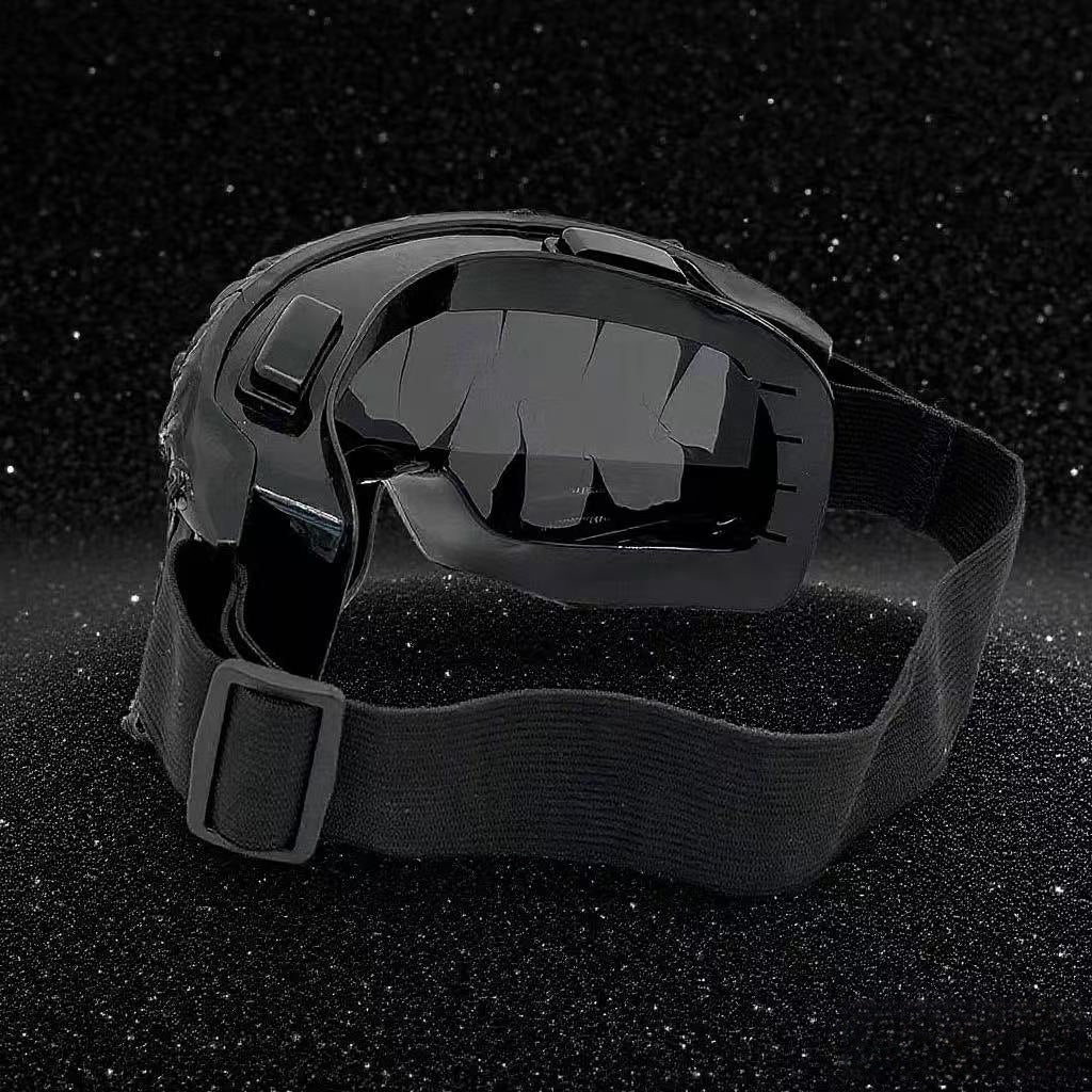 Trendy punk glasses dark series