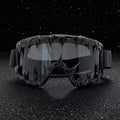 Trendy punk glasses dark series