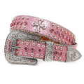 Hip-hop punk rhinestone belt easiest for matchins
