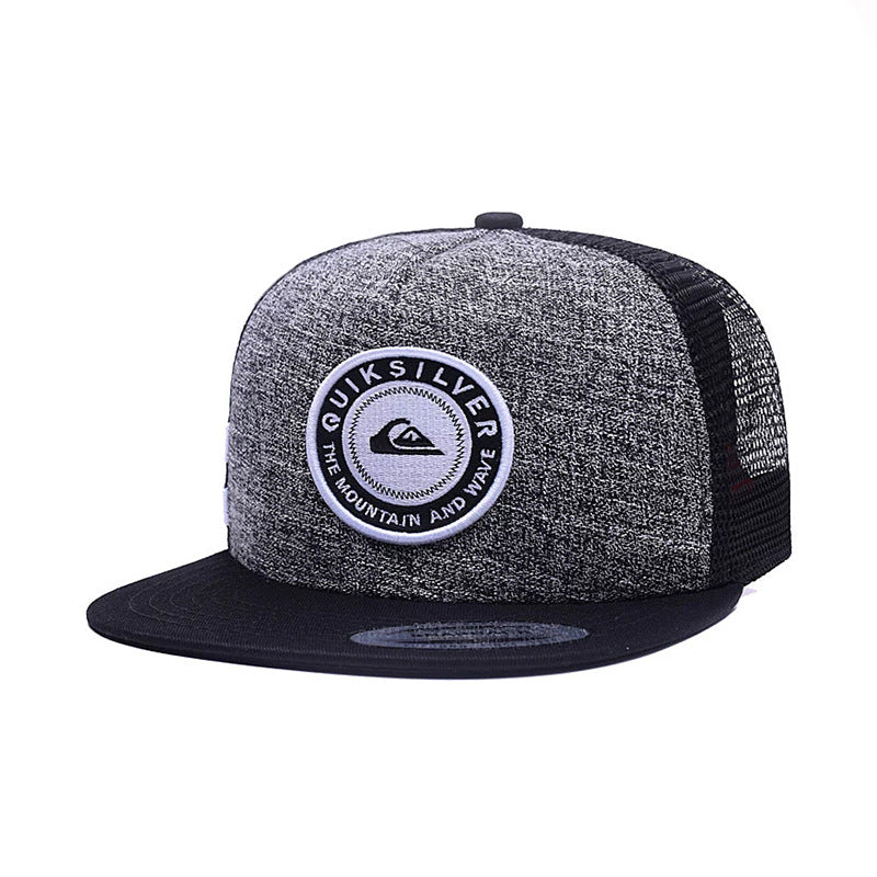 Trendy flat brimmed snapback hatsfor men and women adjustable breathable