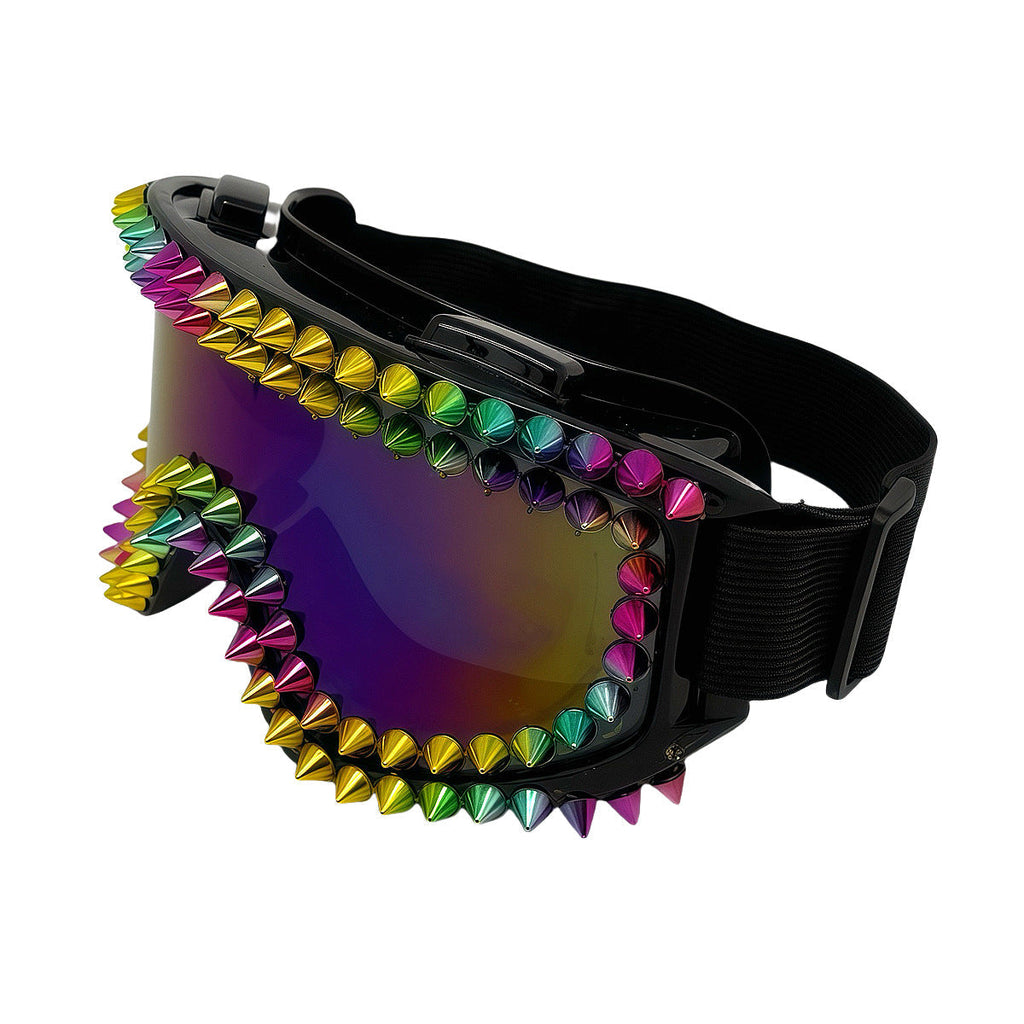 Trendy punk glasses anti-fog and windproof