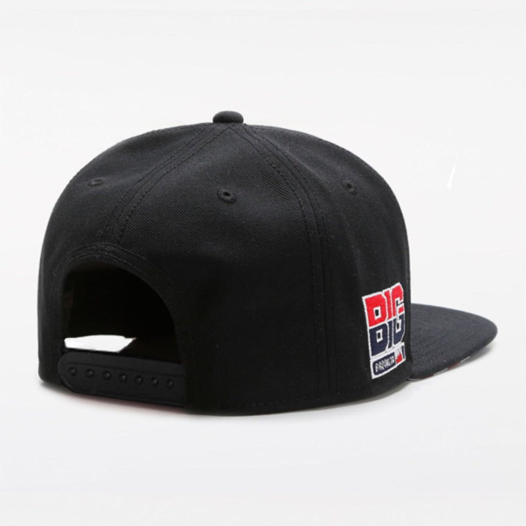 Trendy flat brimmed snapback hatsLetter Embroidery