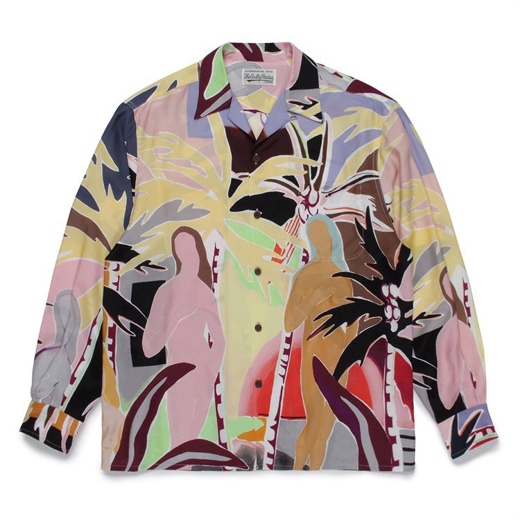 GUILTYPARTIES TIGER Long sleeved shirt, coconut Hawaii