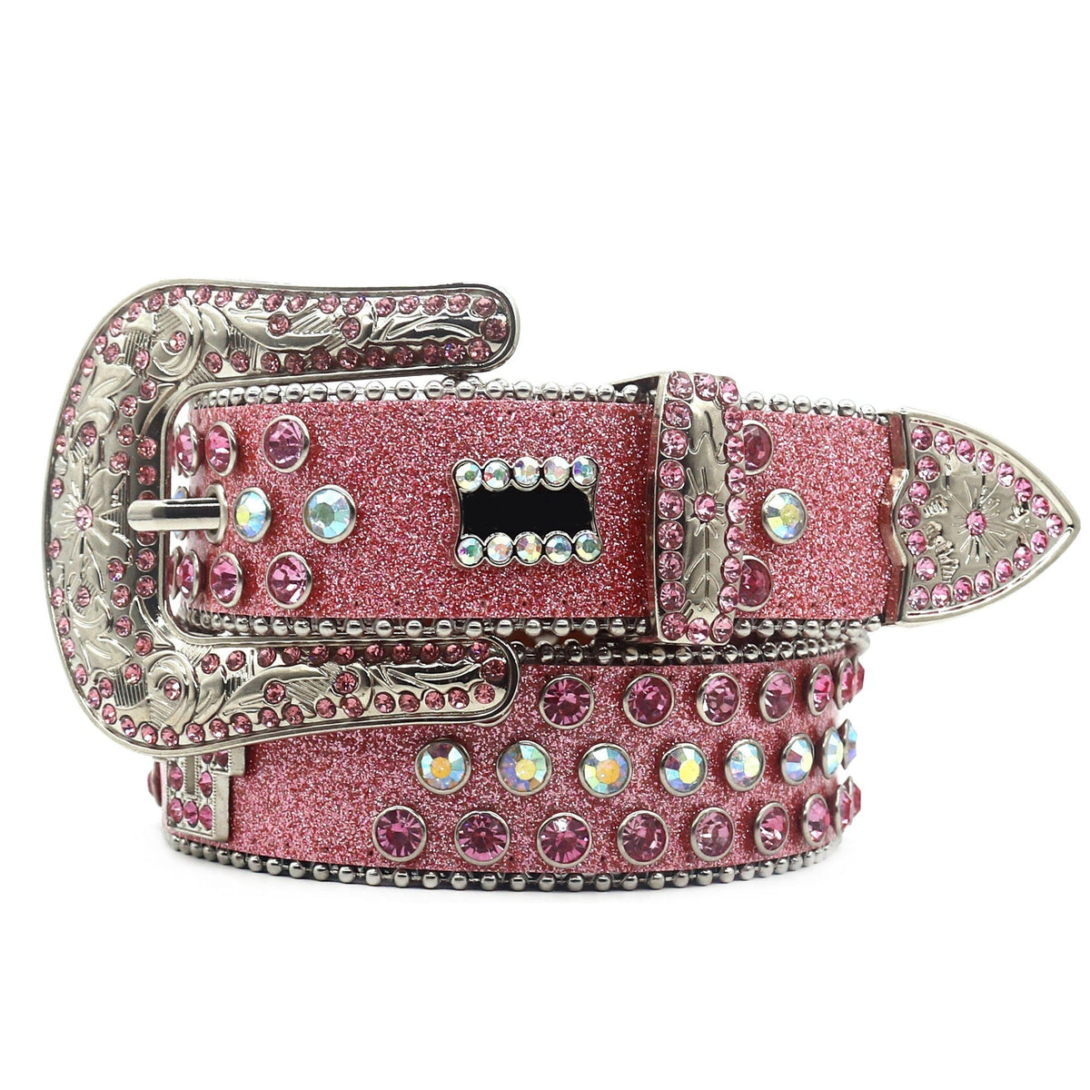 Hip-hop punk rhinestone belt sparkling diamond punk style