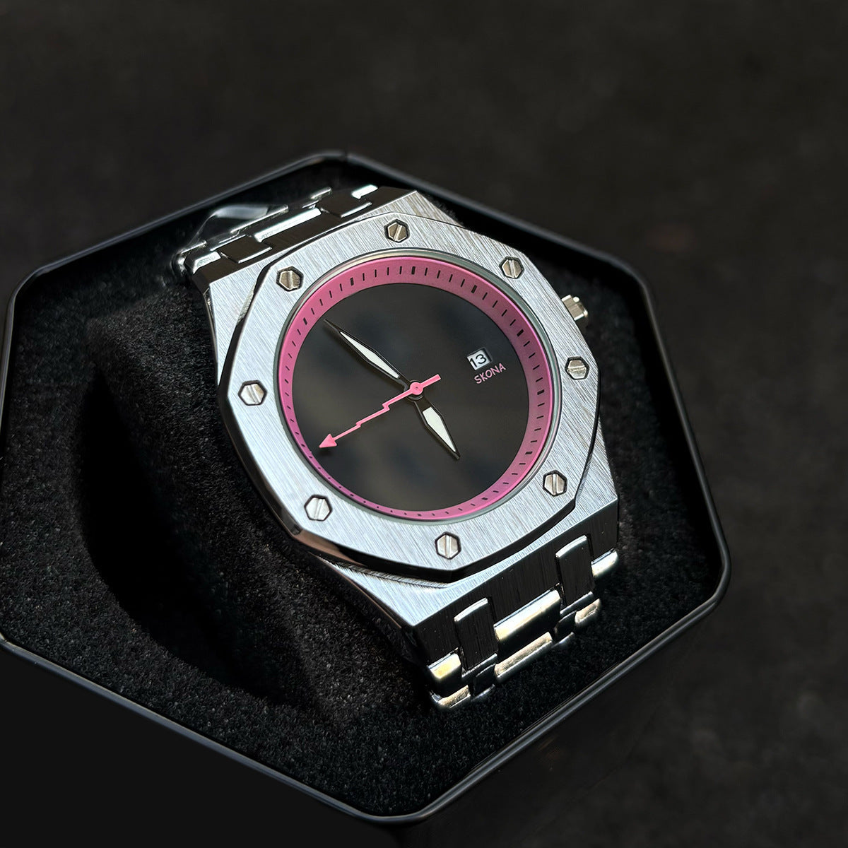 Men's watches sports waterproof belt calendar