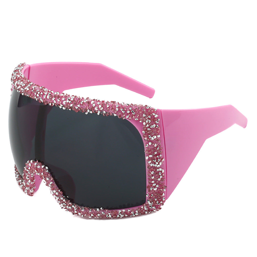 Trendy punk glasses all-in-one goggles