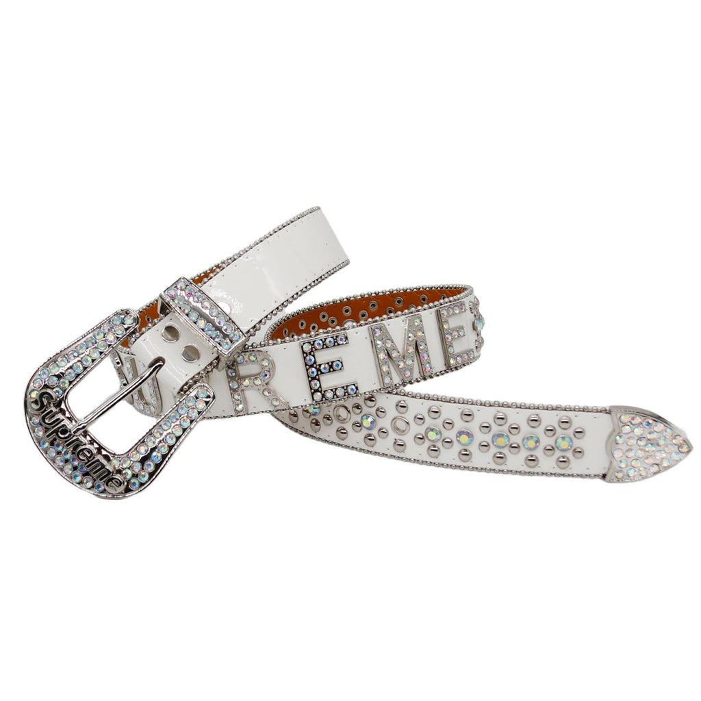 Hip-hop punk rhinestone belt fashionpunkletter belt