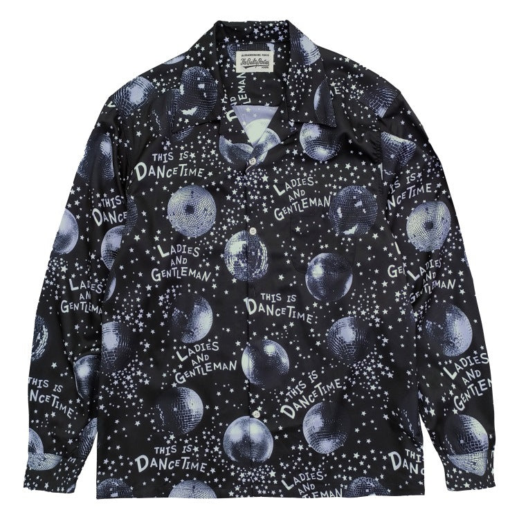 GUILTYPARTIES TIGER Long sleeved shirt 18SS Disco ball DISCO mirror ball Hawaii