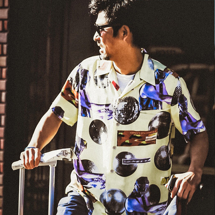 GUILTYPARTIES TIGER Shirts DJ Harvey 20ss Joint 30th Anniversary Tour Hawaii Short Sleeve Shirt Men