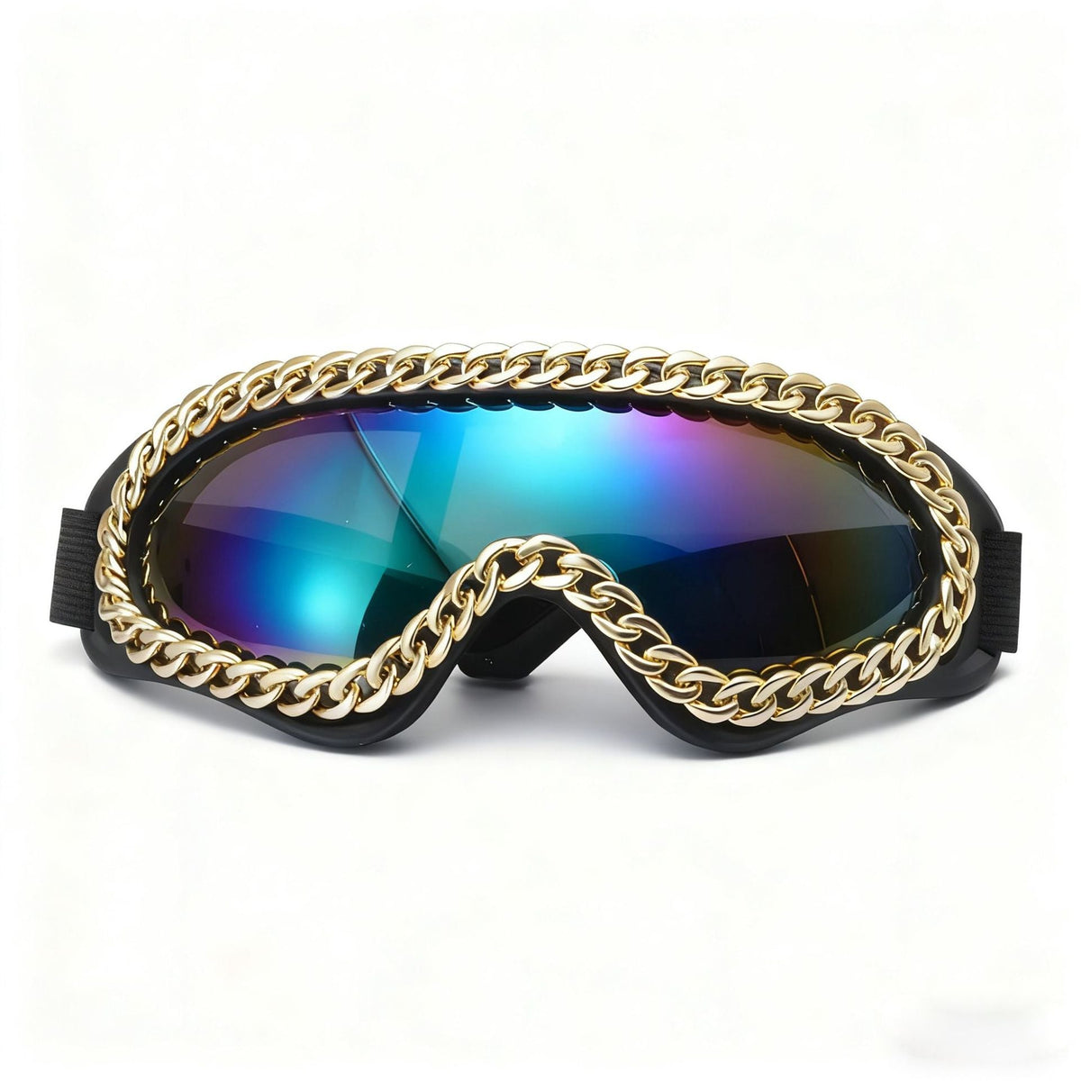 Trendy punk glasses chain decoration