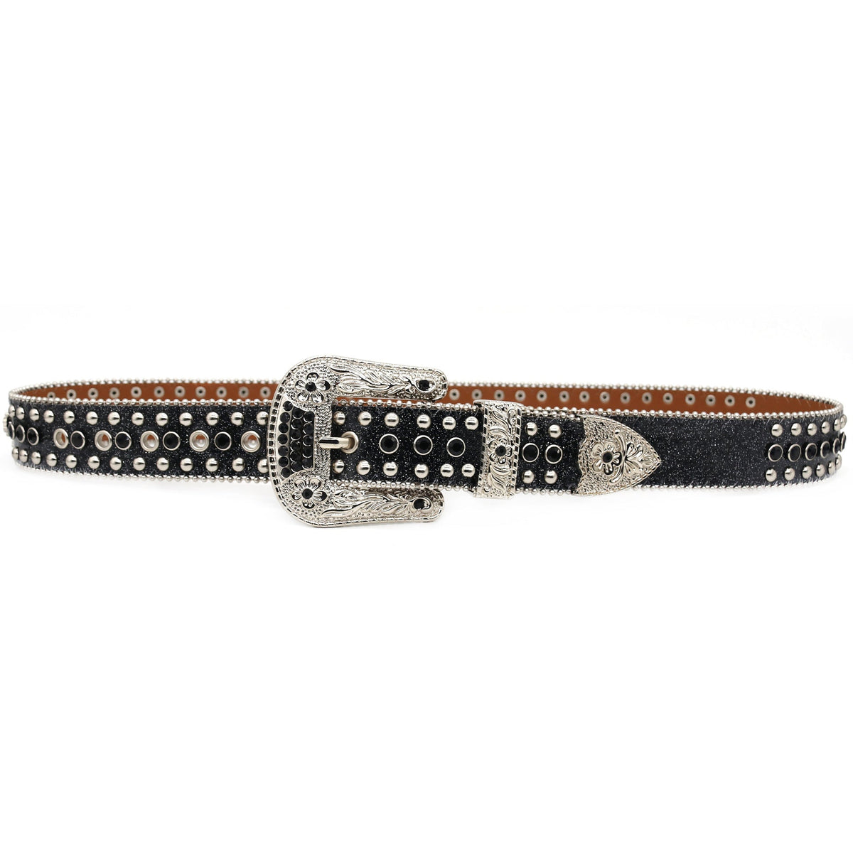Hip-hop punk rhinestone belt punk style