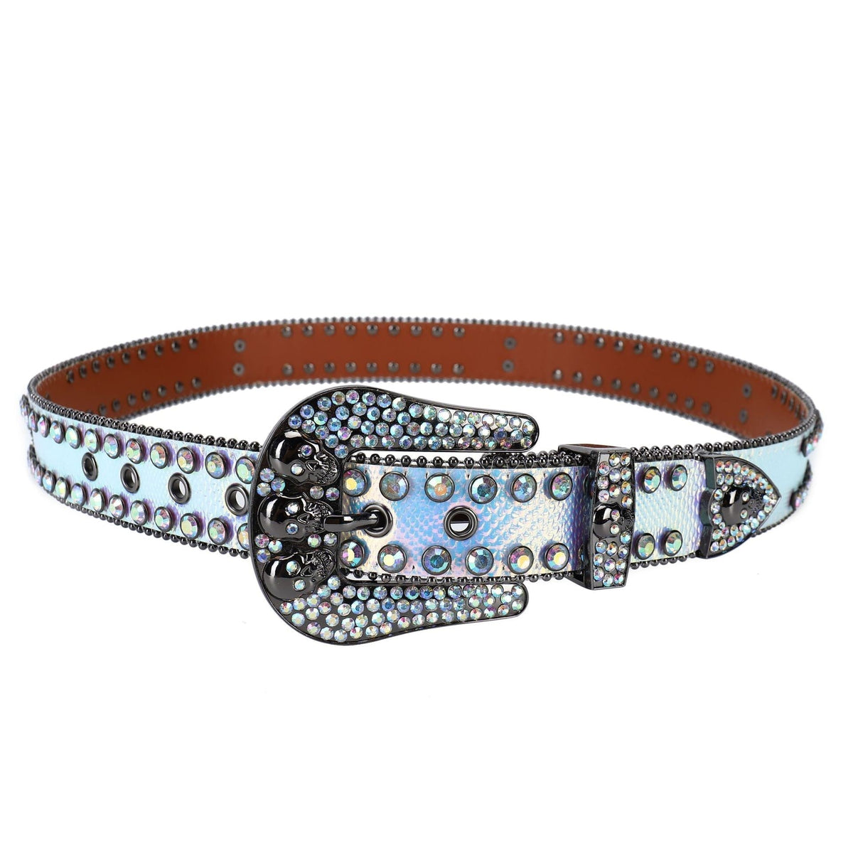 Hip-Hop Punk Rhinestone Belt Skull Punk Belt