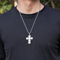 Jewelry Cross Pendant Copper Set Zircon Pendant Necklace Egypt Pieces Jesus Pieces Royalty Spectrum