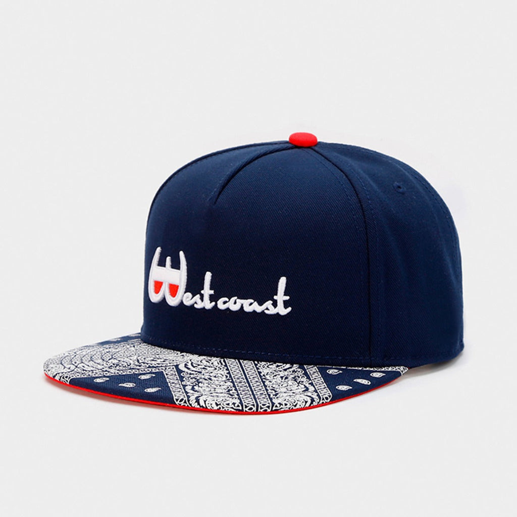 Trendy flat brimmed snapback hatswestcoastembroider