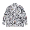 GUILTYPARTIES TIGER Long sleeved shirt Tiger totem full print Hawaiian long-sleeved shirt