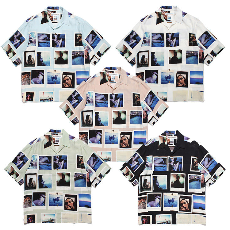 GUILTYPARTIES TIGER Shirts 23ss DAVIDE SORRENTI DAVID SORENTI Short Sleeve Shirt