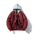 Mens Vintage Jackets Baseball Uniform Simple Jacket Padded Pilot