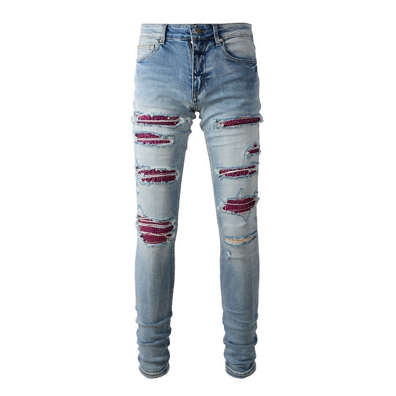 AMIRI Jeans DiAMIond Hole Slim Fit #1308
