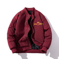 Men Vintage Jackets Autumn and Winter Padded Jacket Embroidered Baseball Suit Padded Suit Flight Suit