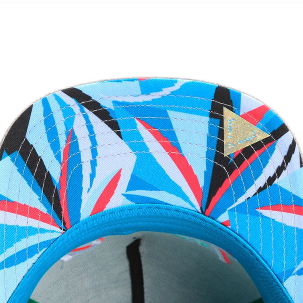 Trendy flat brimmed snapback hatsletterbeachsummer breathable