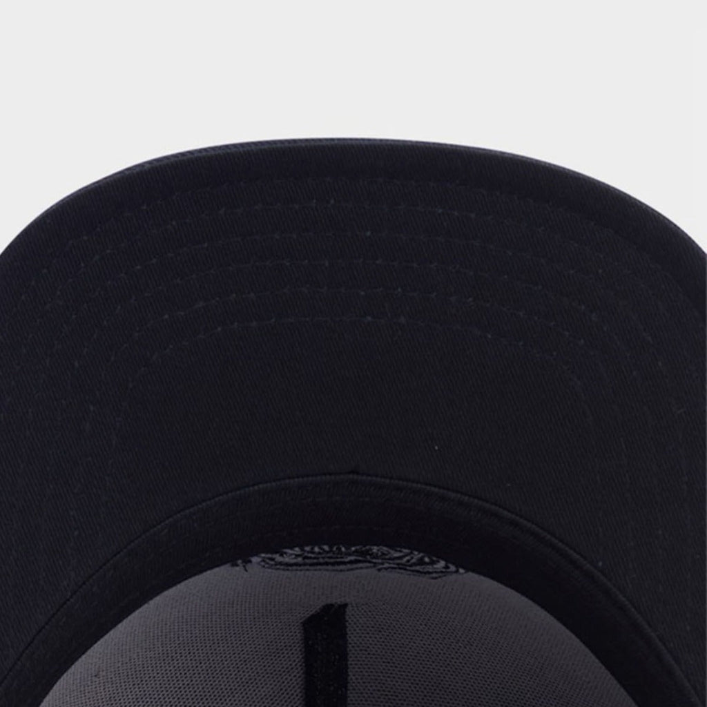 Trendy flat brimmed snapback hatsrose embroider