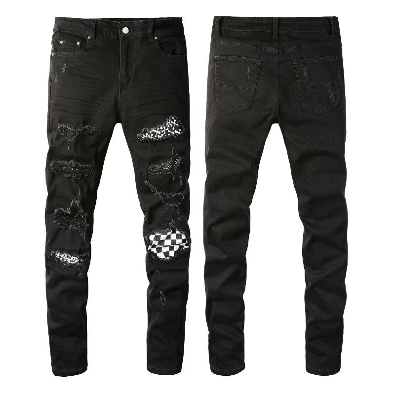 AMIRI Jeans Hole & Patch DiAMIond Slim Fit #8538