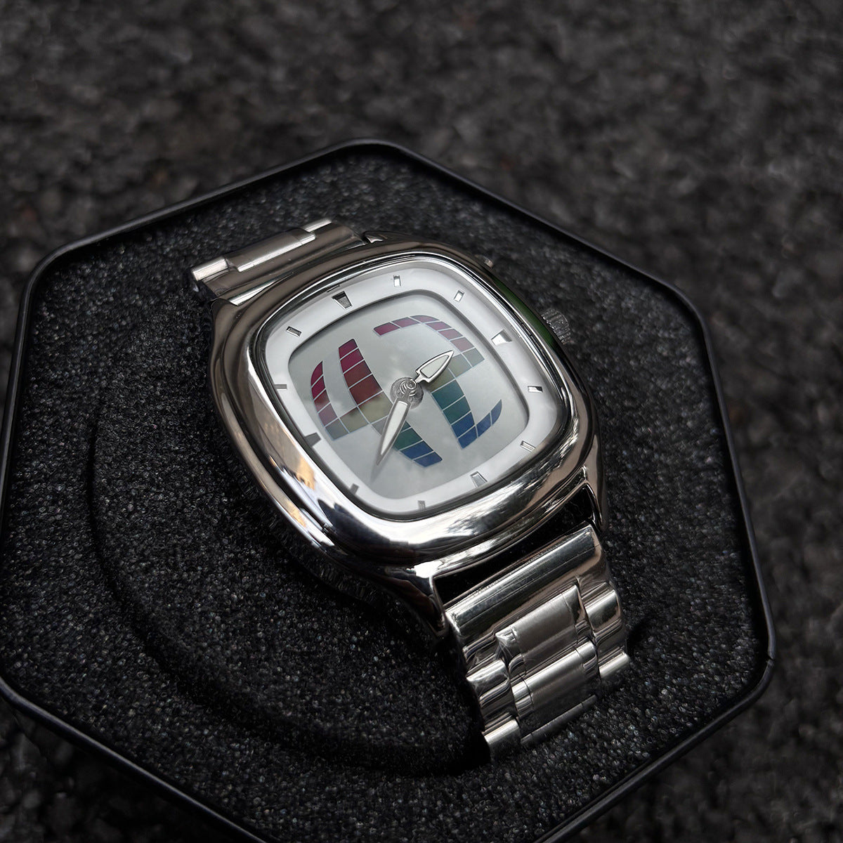 Men's watches y2k dynamic square digital display