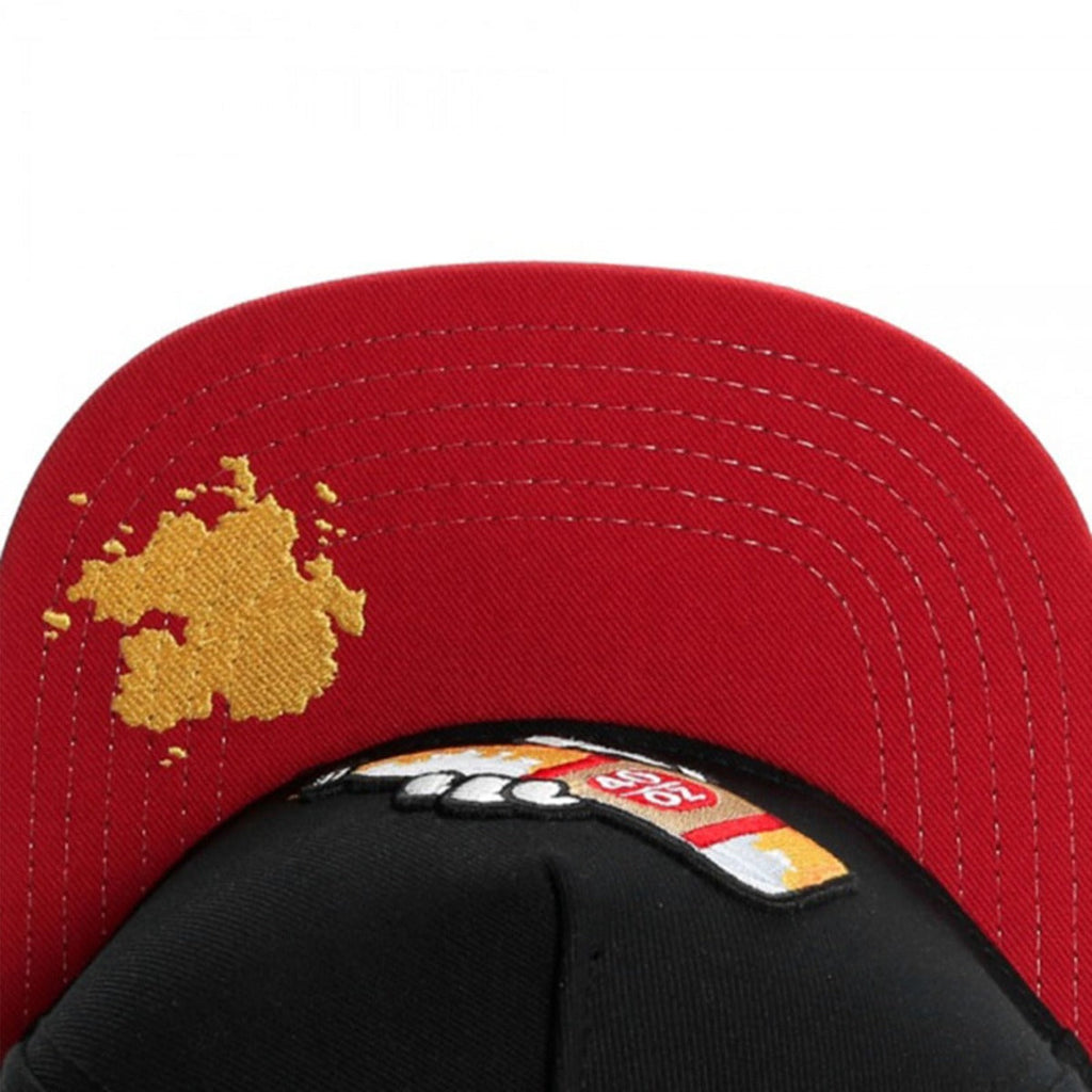 Trendy flat brimmed snapback hatsspring and summer breathable sunshade