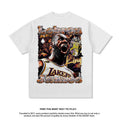 Nba T Shirt James Printed Short-Sleeved T-shirt Men's and Women's Heavy Fashion Brand round Neck Washed High-quality pure cotton comfortable and trendy clothing