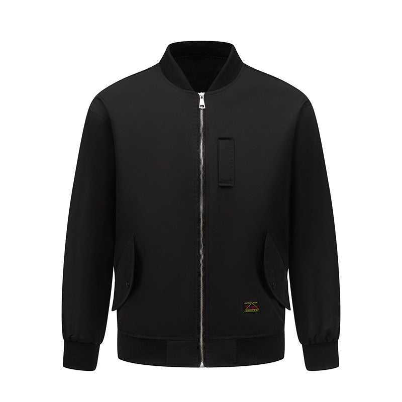 Mens Vintage Jackets Guochao Splicing Baseball Suit Air Force Flight Suit Jacket