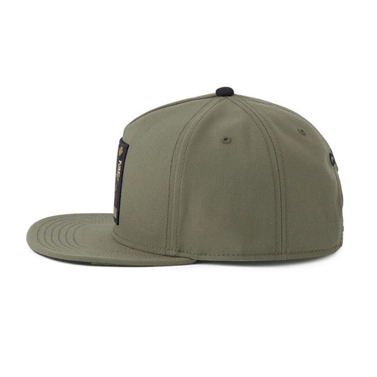 Trendy flat brimmed snapback hatspicture rollin army green shade