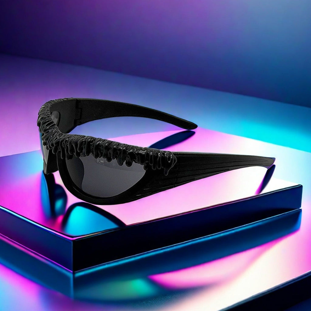 Trendy punk glasses y2k plastic