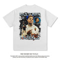 Nba T Shirt Short Sleeve T-shirt Street round Neck Top Washed High-quality pure cotton comfortable and trendy clothing