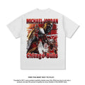 Nba T Shirt Vintage Basketball Star Character Printed Short-Sleeved T-shirt Washed Old Fashion Brand Men's Pure Cotton High-quality pure cotton comfortable and trendy clothing