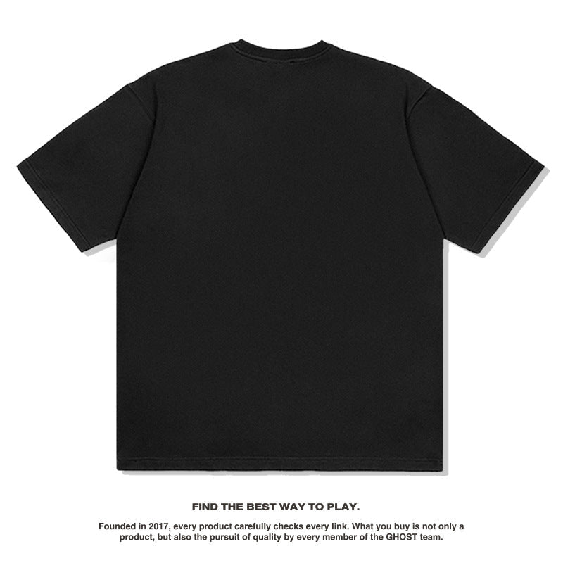 Nba T Shirt Curry Short-Sleeved T-shirt Washed Distressed Small Neckline Short-Sleeved Fashion Brand High-quality pure cotton comfortable and trendy clothing